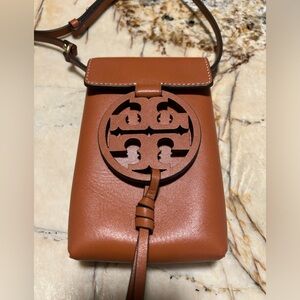 Tory Burch Miller Leather Smart Phone Crossbody